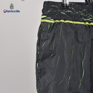 Men’s Quick-Drying Swimwear Boardshorts with Elastic Waistband and Drawstring for Beach and Swimming