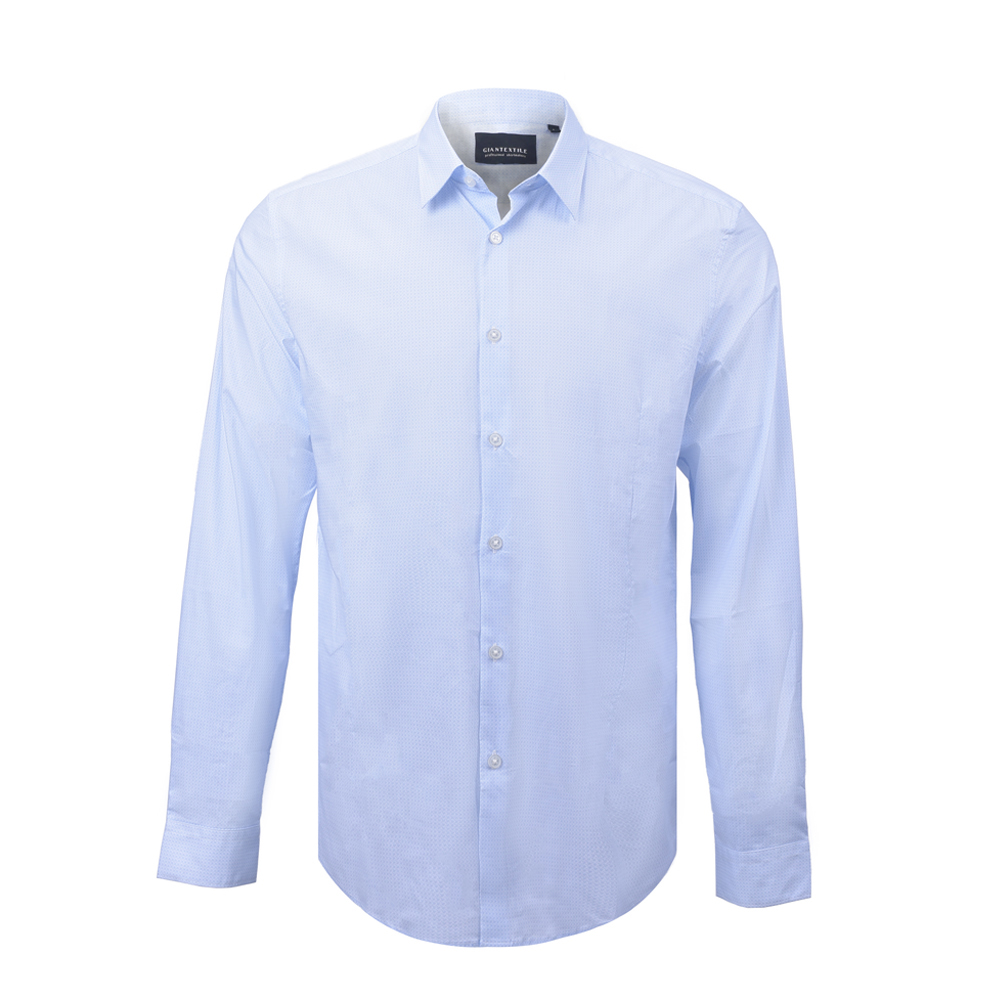 Men’s Print Shirt Cotton/Spandex Long Sleeve Print Shirt For Men ...