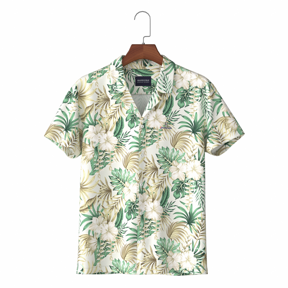 Classy Pure Cotton Multi-color Print Hawaiian Men’s Shirt for High ...